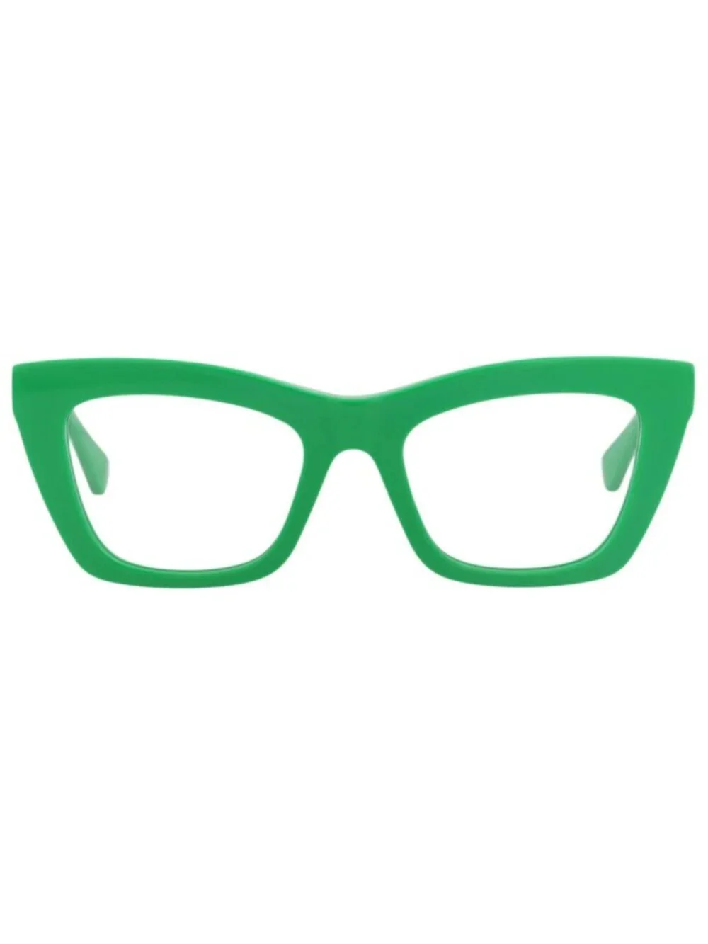 New Bottega Veneta Women's Eyeglasses Cat Eye Recycled Acetate Frame Green Green